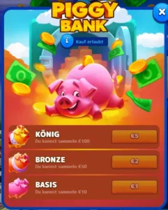 Überblick über die Piggy Bank des Online Casinos Spiels Cash Crab