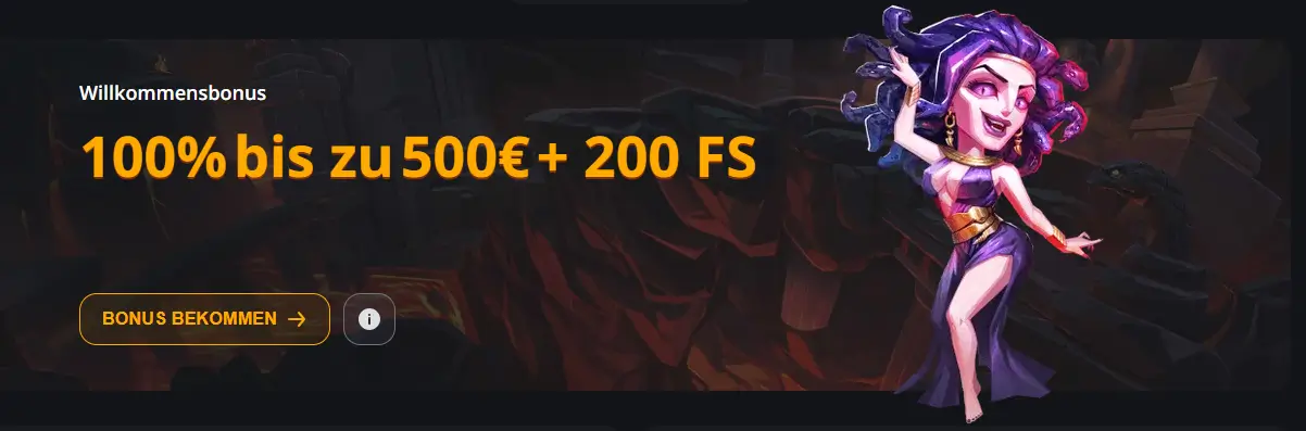 Bild vom Willkommensbonus im Online Casino ExciteWin