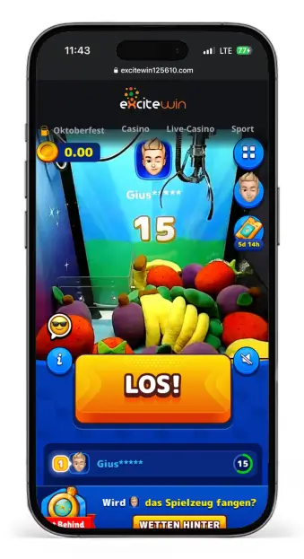 Bonus Crab Maschine im ExciteWin Online Casino