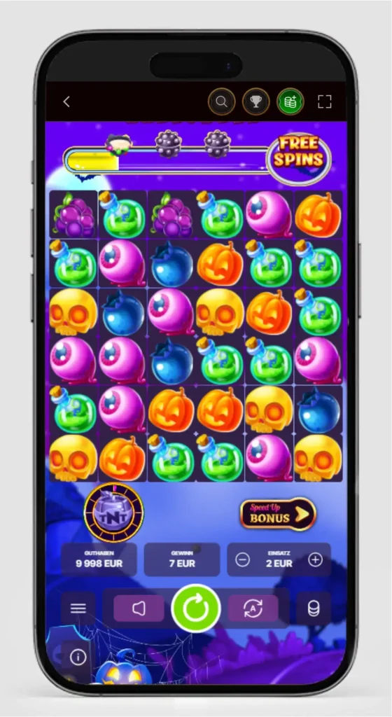 Juicy Crush Halloween Slot von Onlyplay